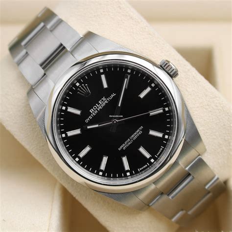 rolex oyster perpetual quadrante nero vechhio|rolex oyster case.